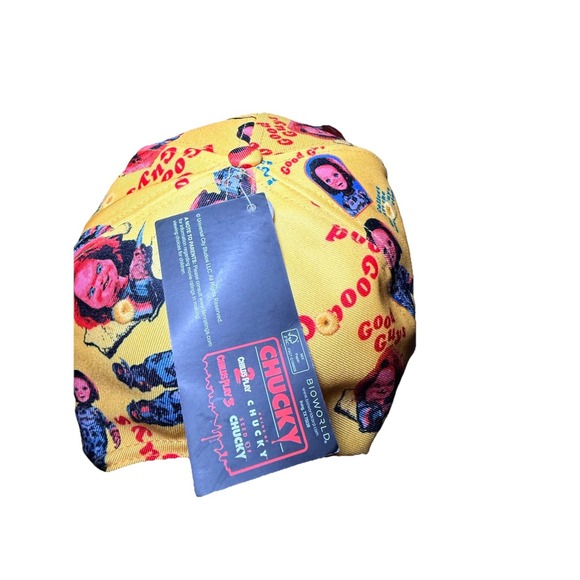 CHUCKY Good Guys Childs Play BIOWORLD OSFM Adjustable Men's Flat Bill Hat NWT - Picture 2 of 8